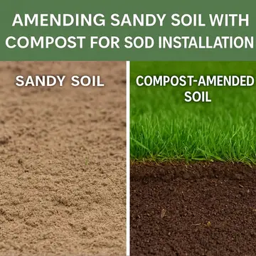 Amending Sandy Soil with Compost for Sod Installation CT, NY, MA