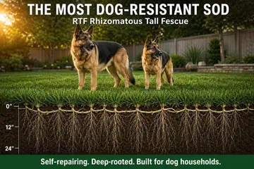 The Most Dog-Resistant Sod: Why RTF Is the Best for Dogs