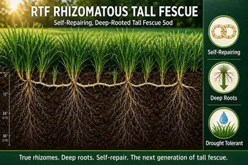 RTF Rhizomatous Tall Fescue Sod Guide