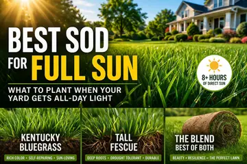 Best Sod for Full Sun:What to Use When Your Yard Gets All-Day Sun