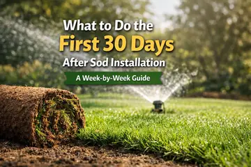 What to Do the First 30 Days After Sod Installation 