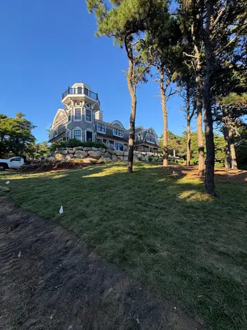 6,000 Sq Ft Sod Installation at a Chatham, MA Estate