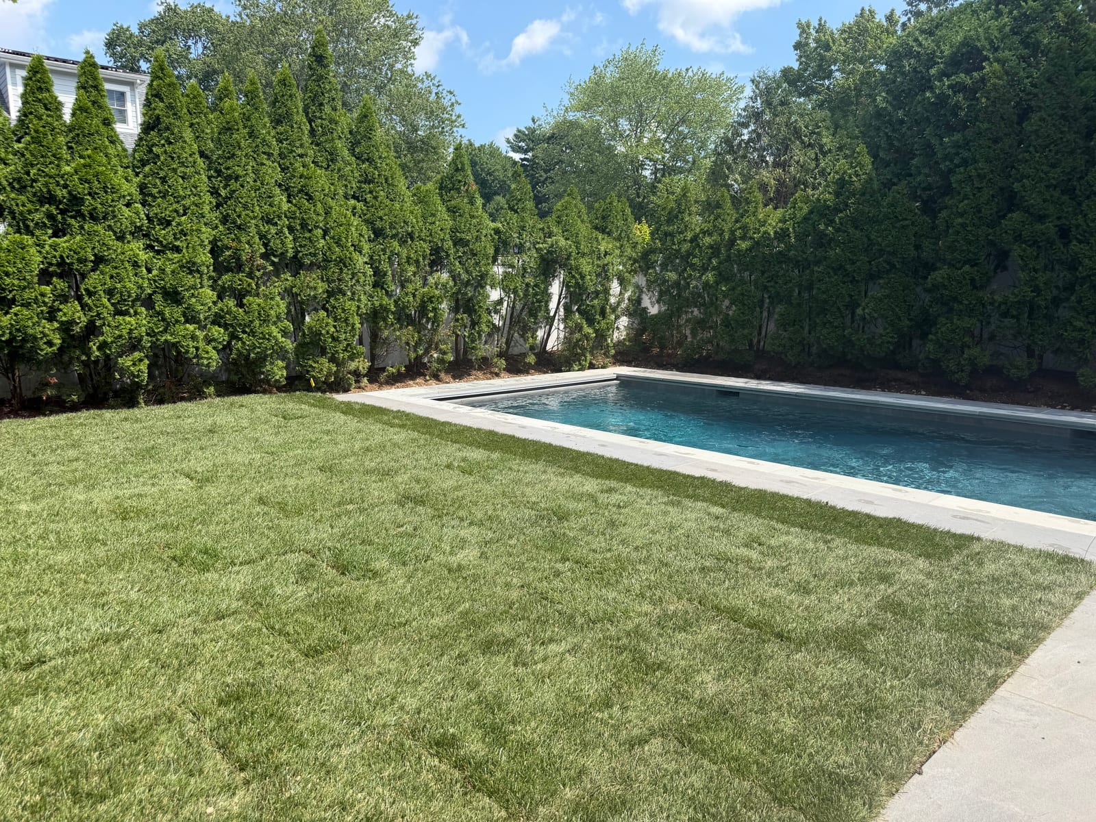 Sod Installation in Fairfield, CT After a Pool Build