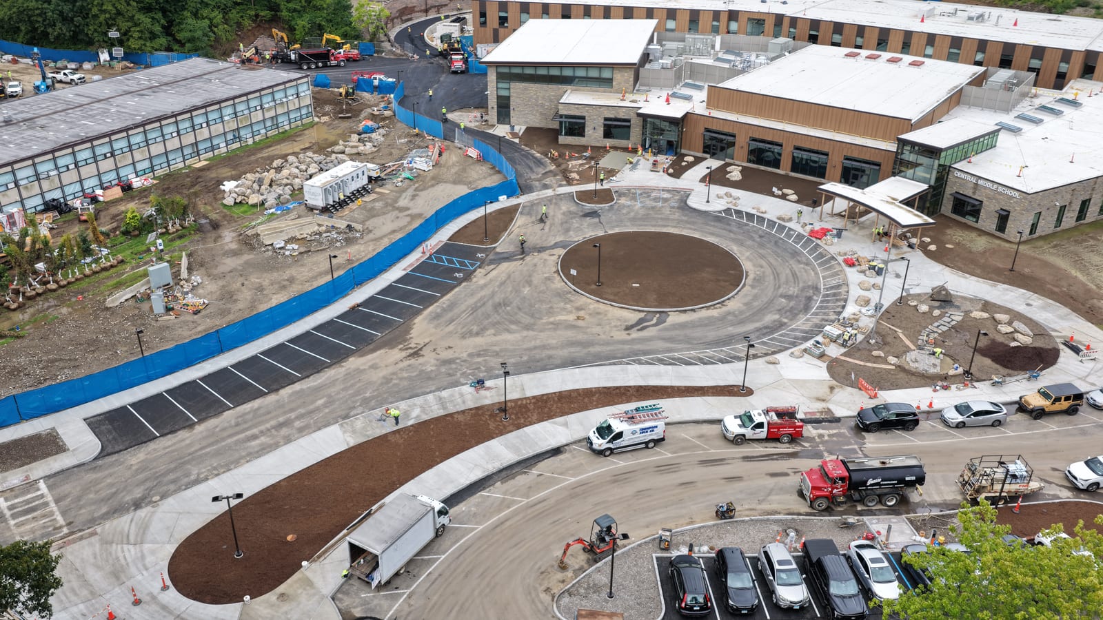 11,000 Sq Ft Greenwich Central Middle School Sod Installation Complete