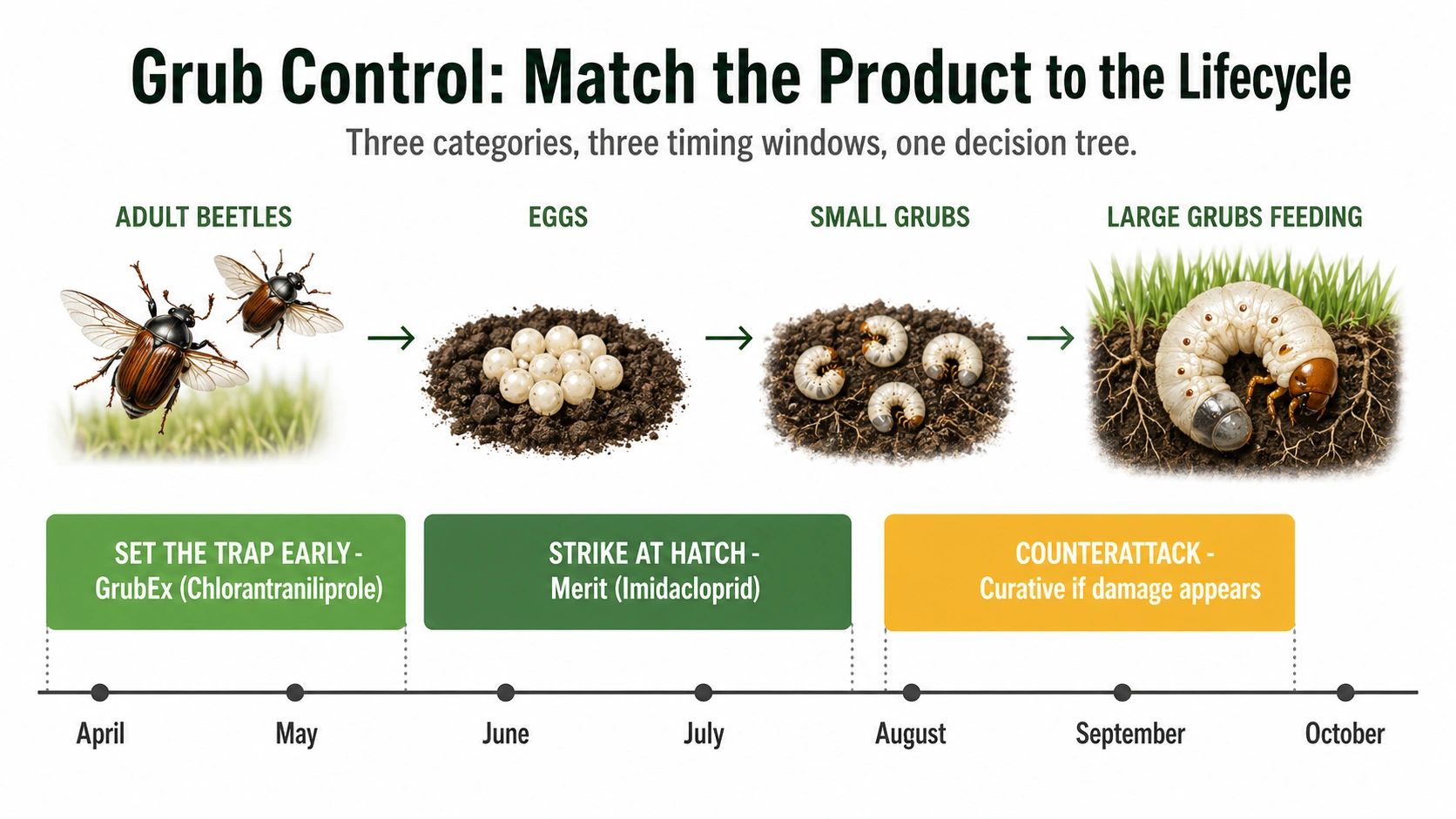 When to Apply Grub Control in CT, MA, & NY: 2026 Spring Timing