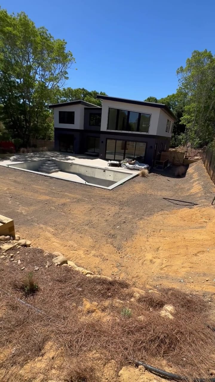 A quick walkthrough of the prepped Montauk site before our crew laid a single roll of sod