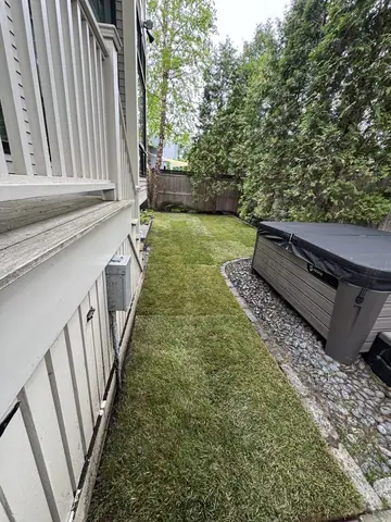 Sod Prep and Install in a Tight Cambridge, MA Backyard