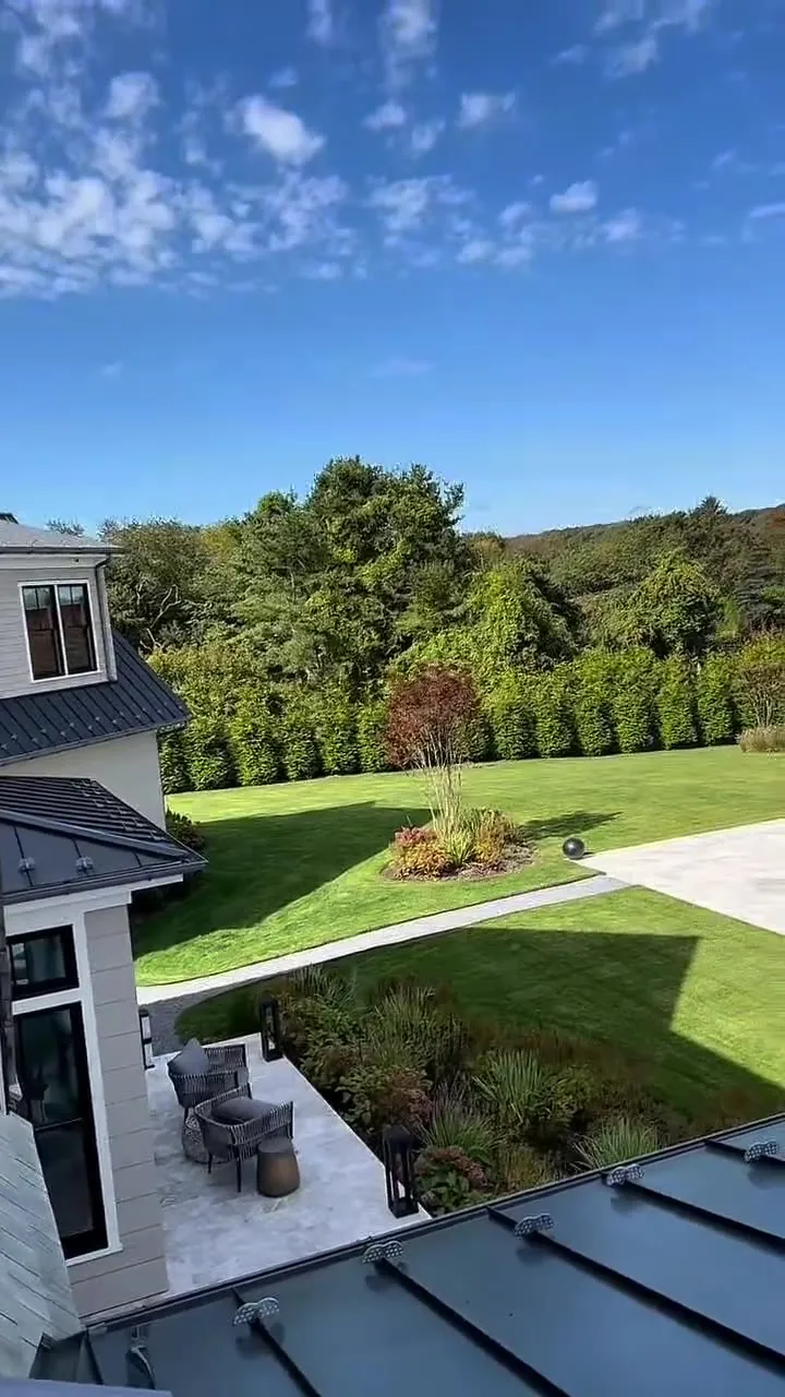 Multi-acre tall fescue lawn at a Water Mill, NY estate four years after CT Sod installation